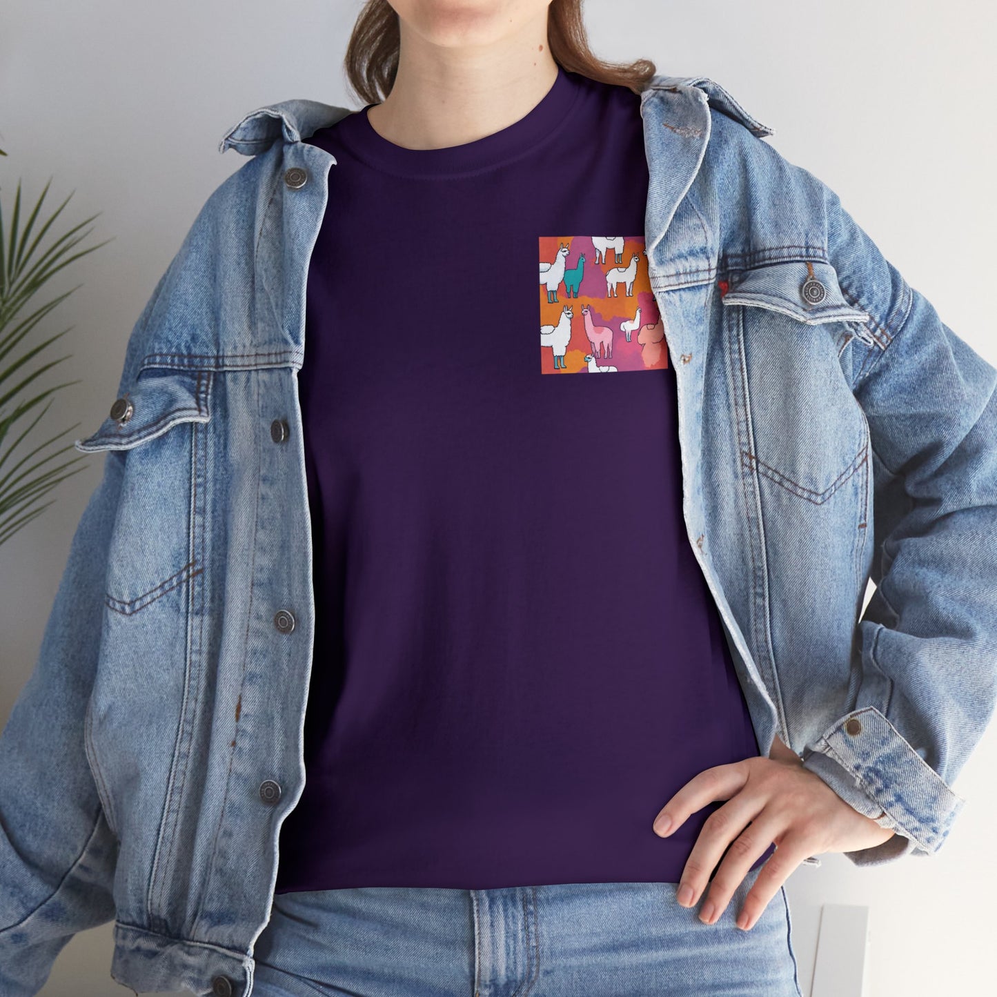 Sunset Llama Tee