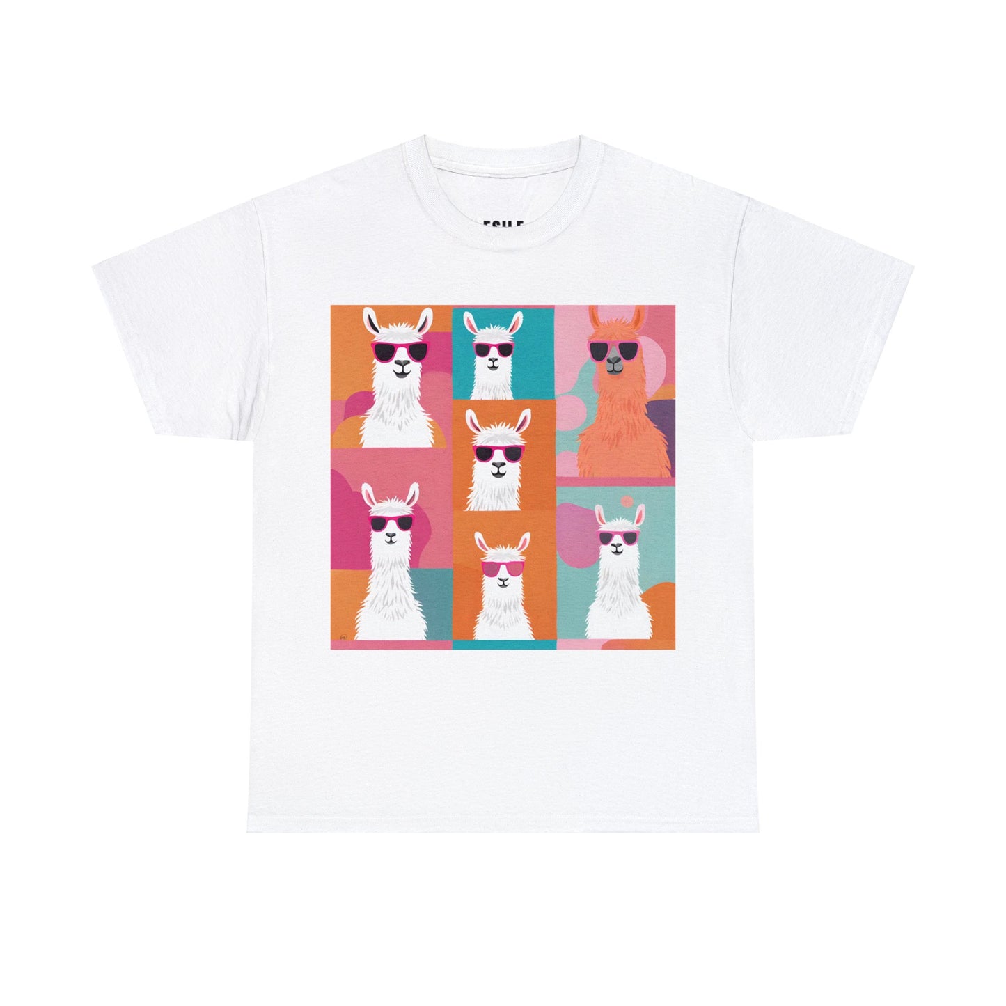 Rainbow Llama Portraits Tee