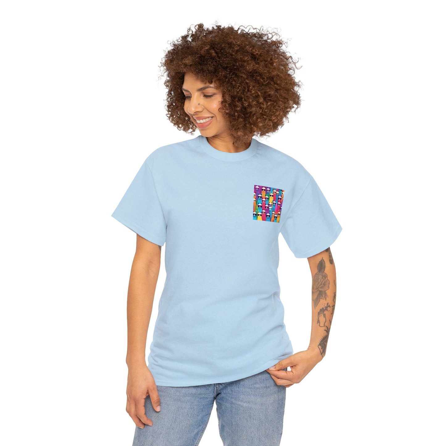 Colourful Llama Crew Tee