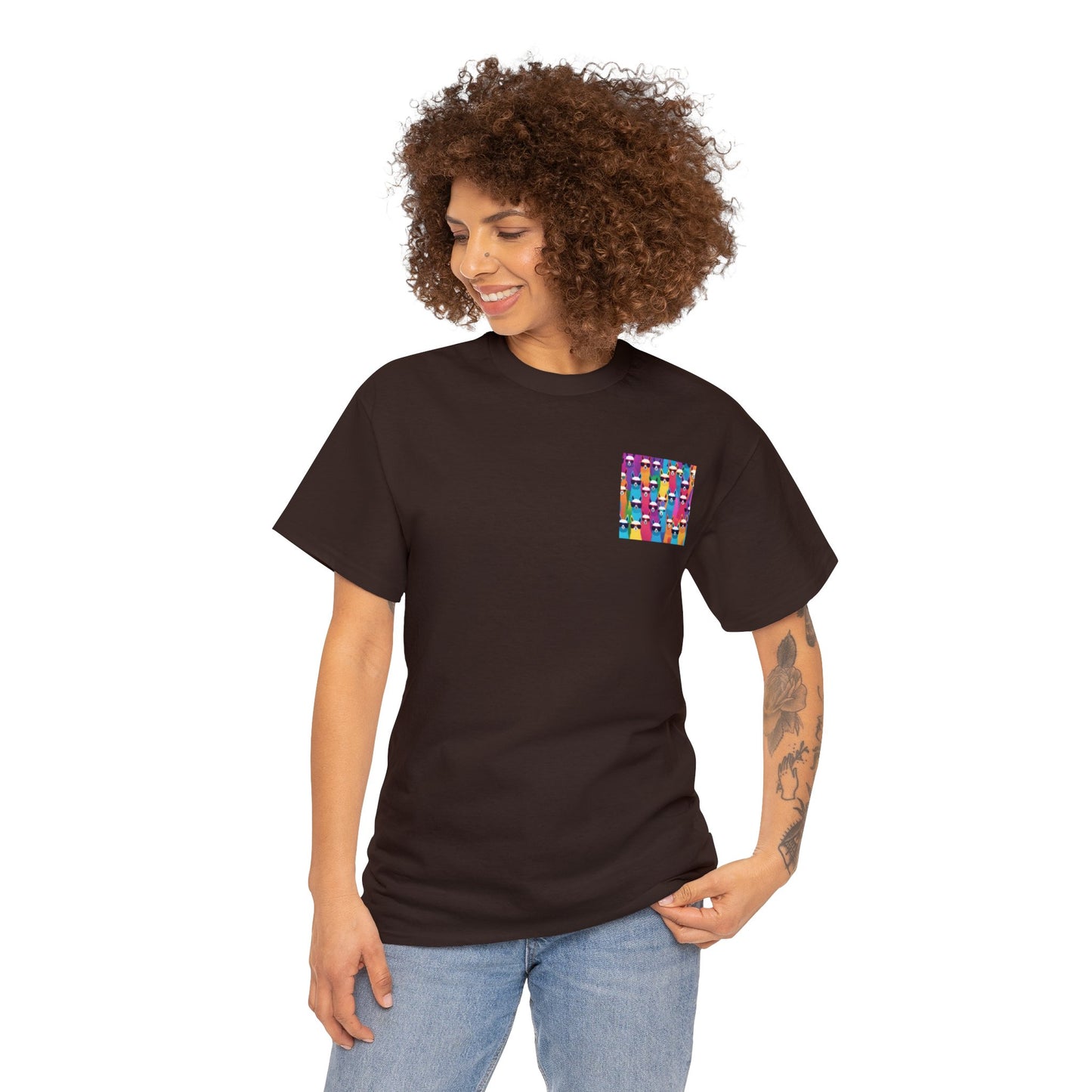 Colourful Llama Crew Tee