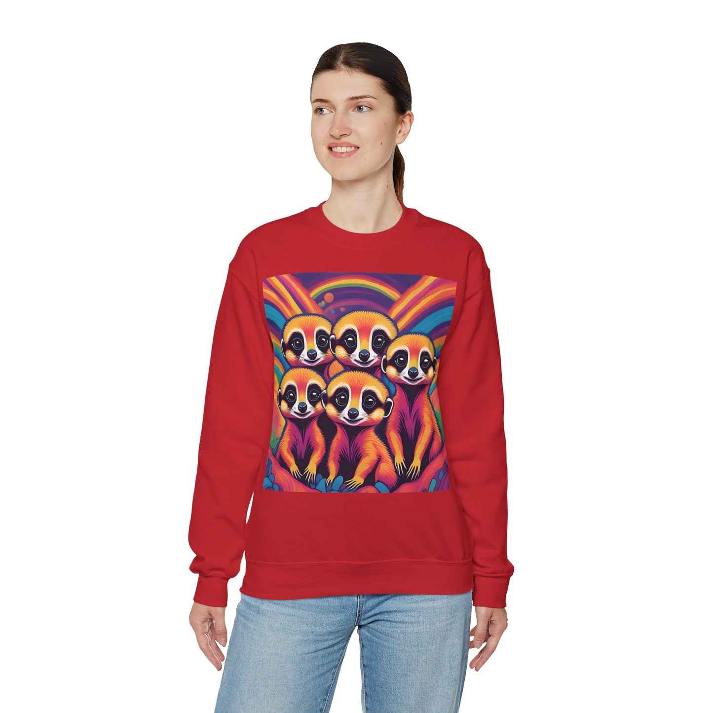 Cute Meerkats Unisex Heavy Blend™ Crewneck Sweatshirt