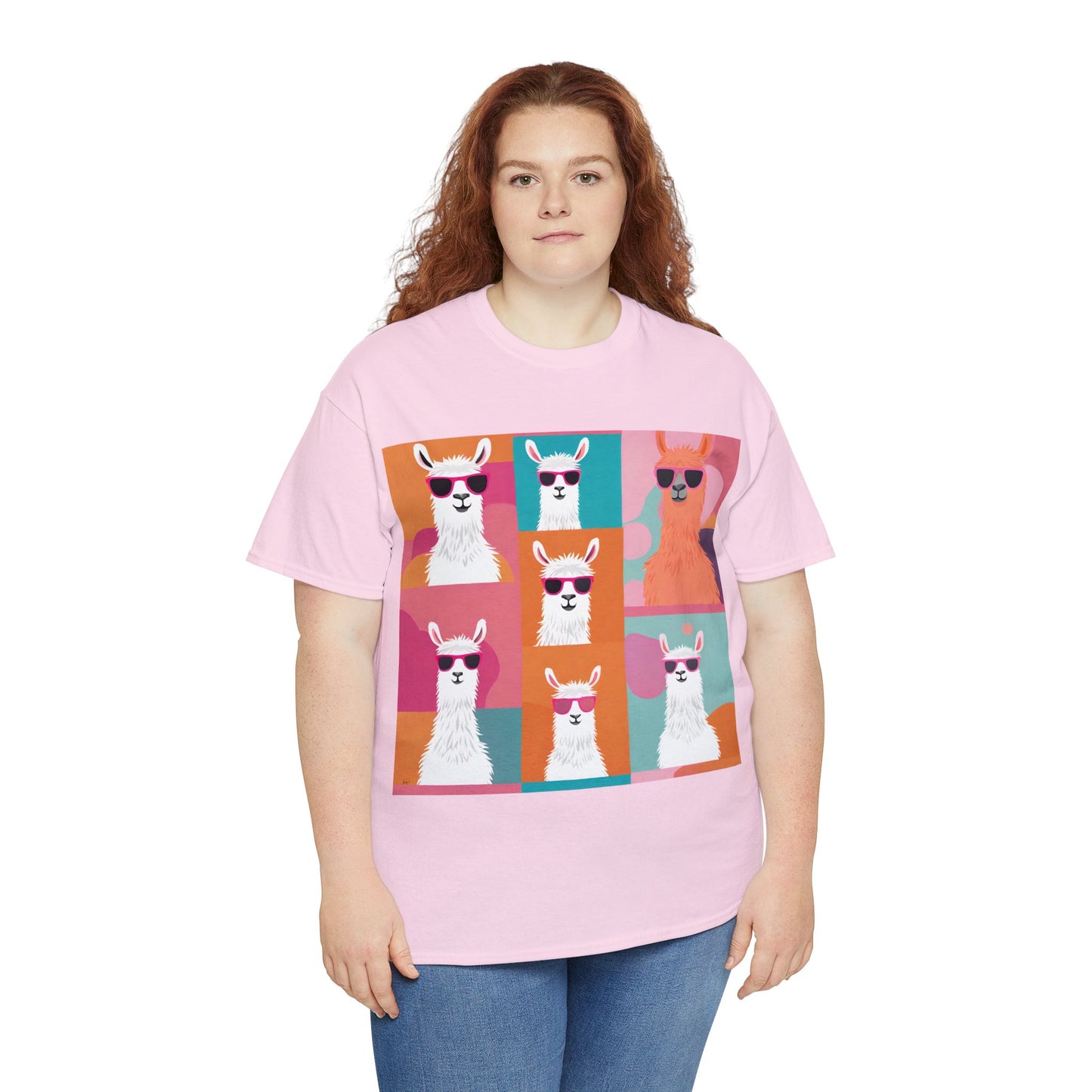 Rainbow Llama Portraits Tee