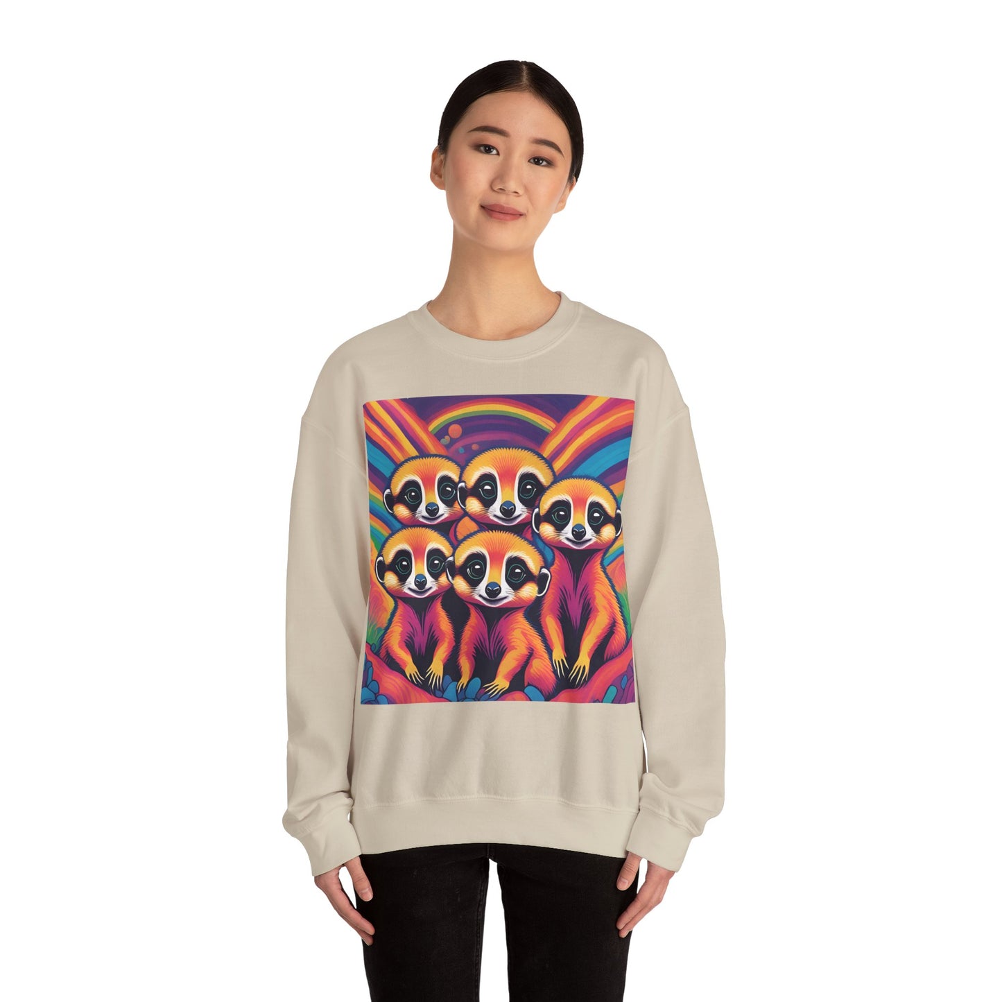 Cute Meerkats Unisex Heavy Blend™ Crewneck Sweatshirt
