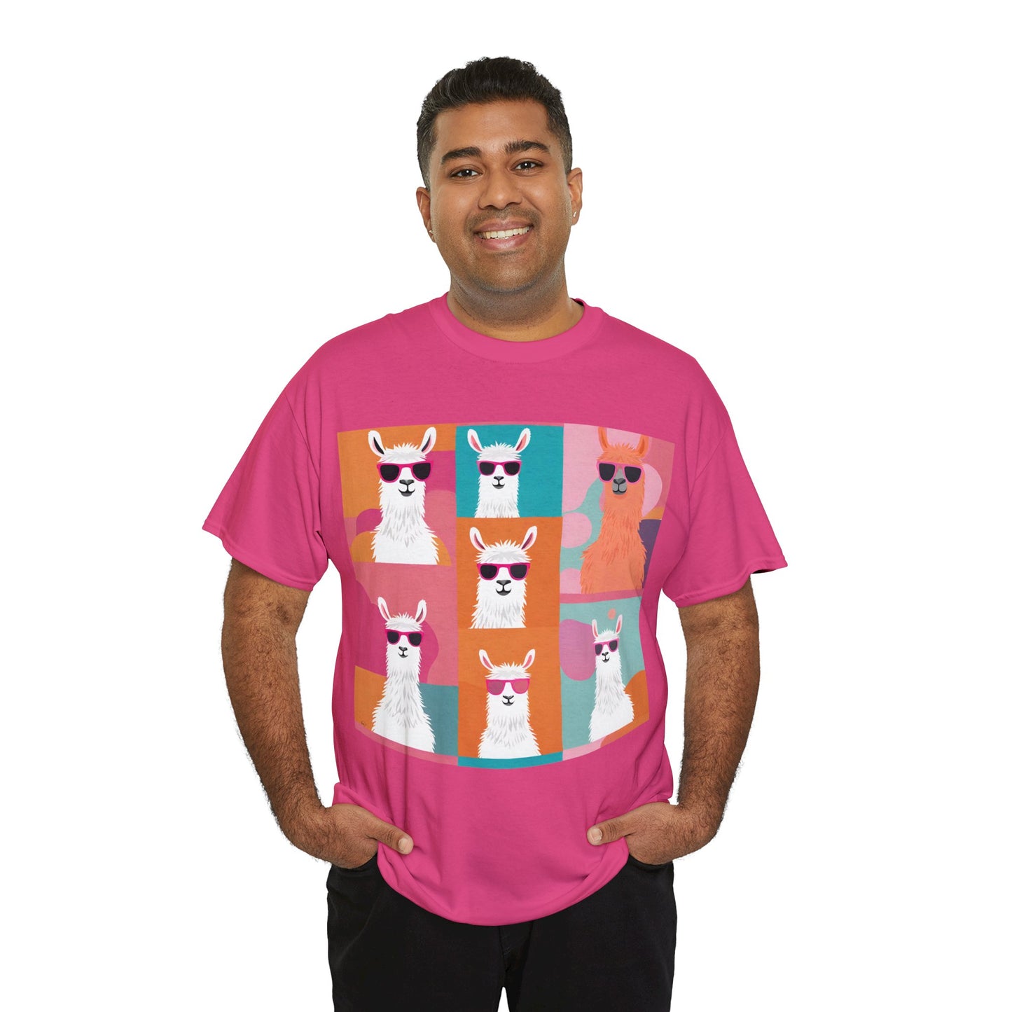 Rainbow Llama Portraits Tee