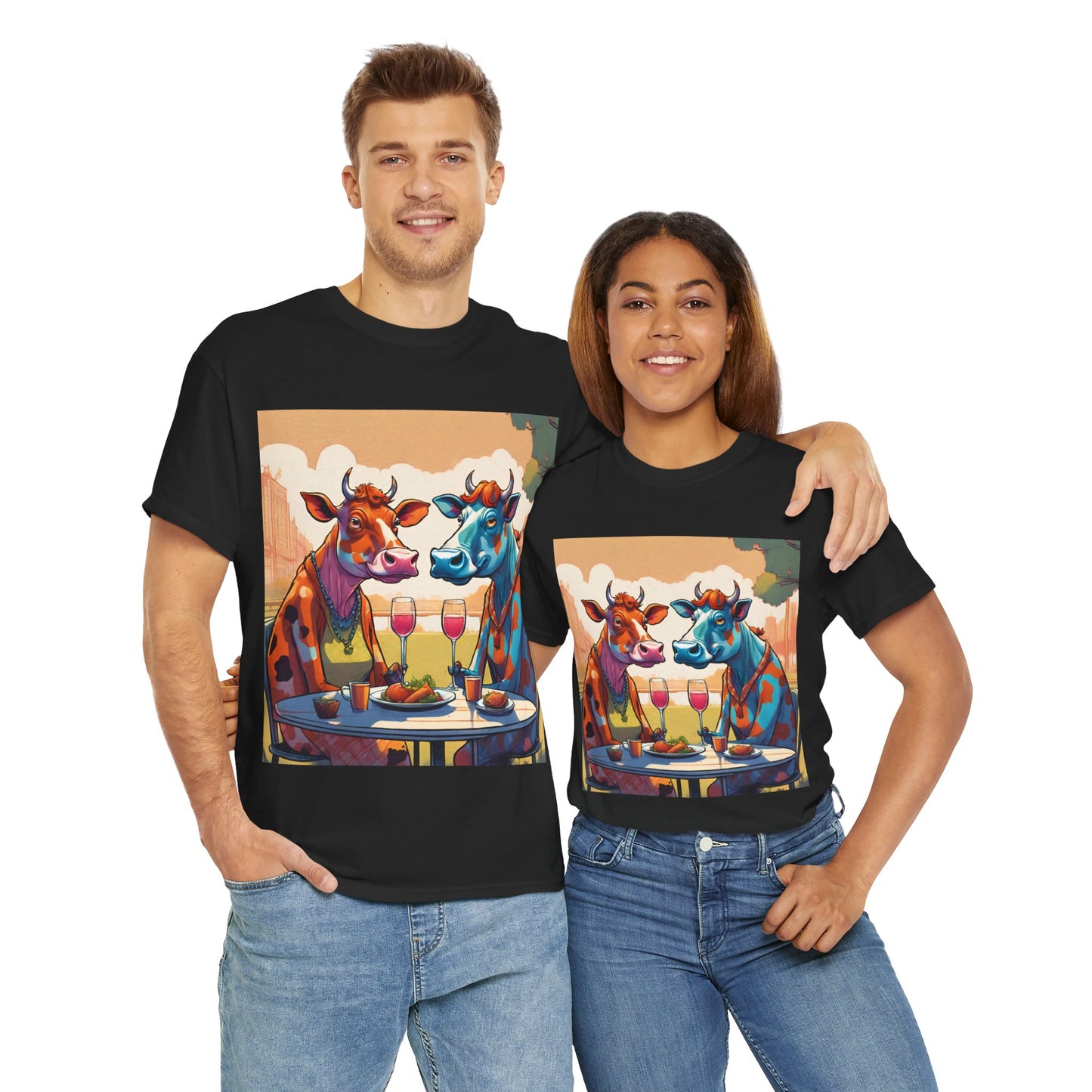 Cows on a Date Tee