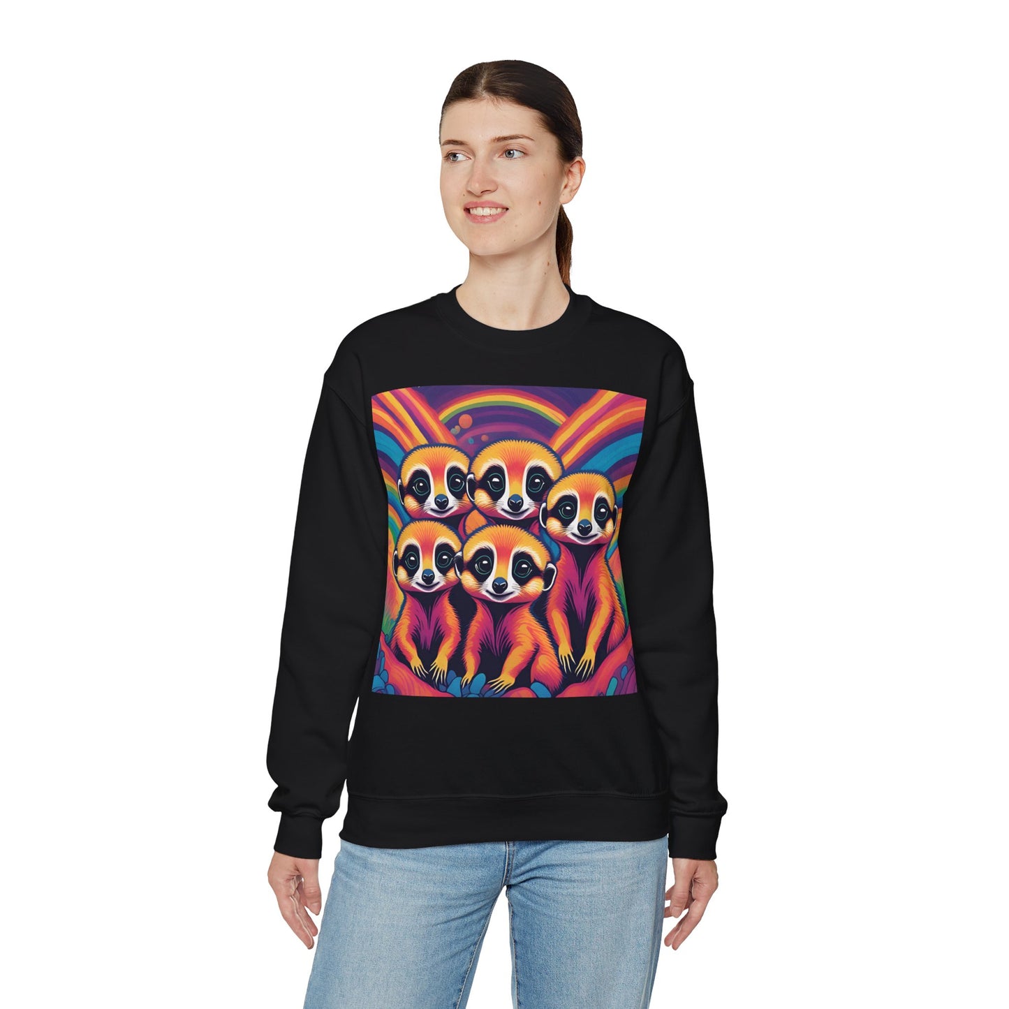 Cute Meerkats Unisex Heavy Blend™ Crewneck Sweatshirt