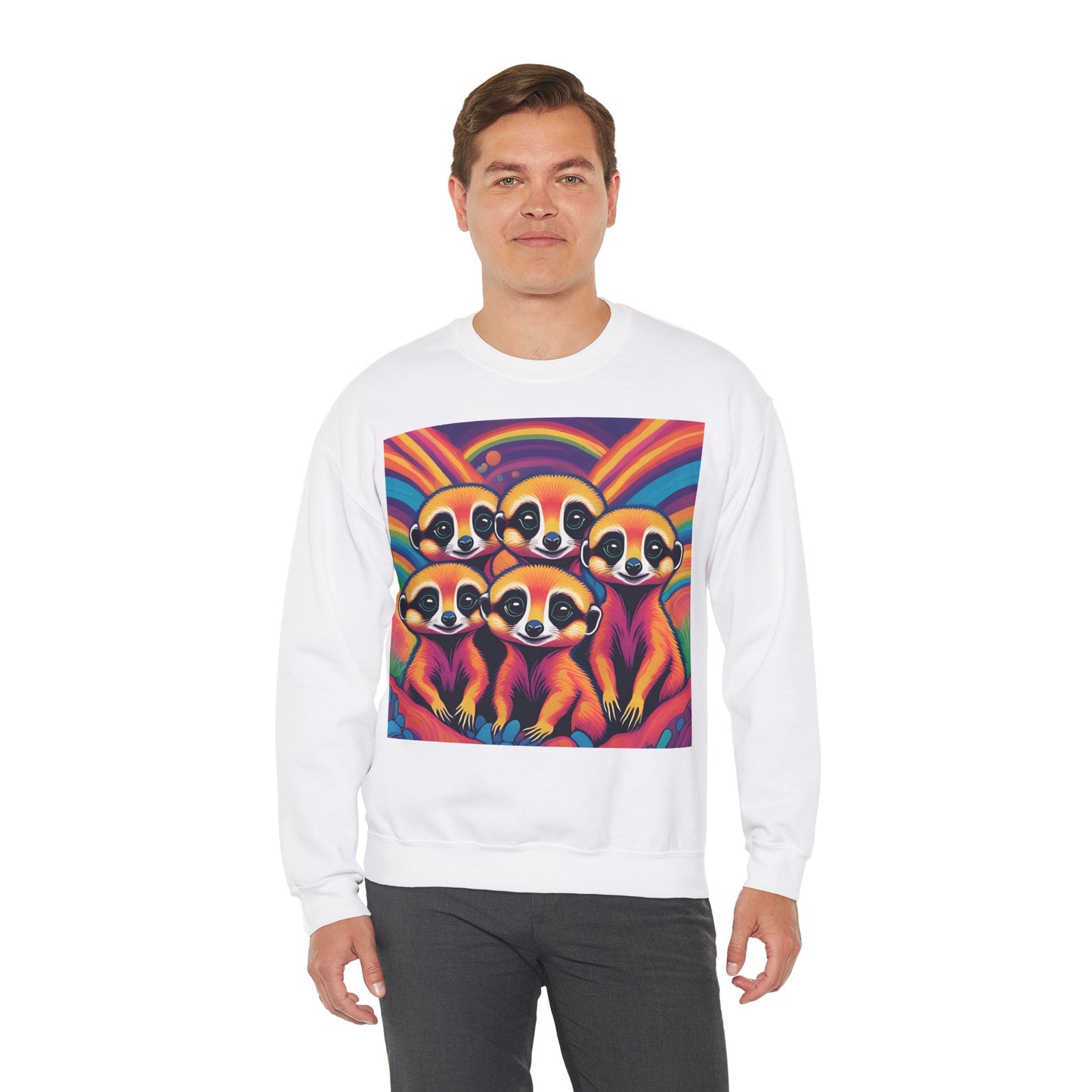 Cute Meerkats Unisex Heavy Blend™ Crewneck Sweatshirt