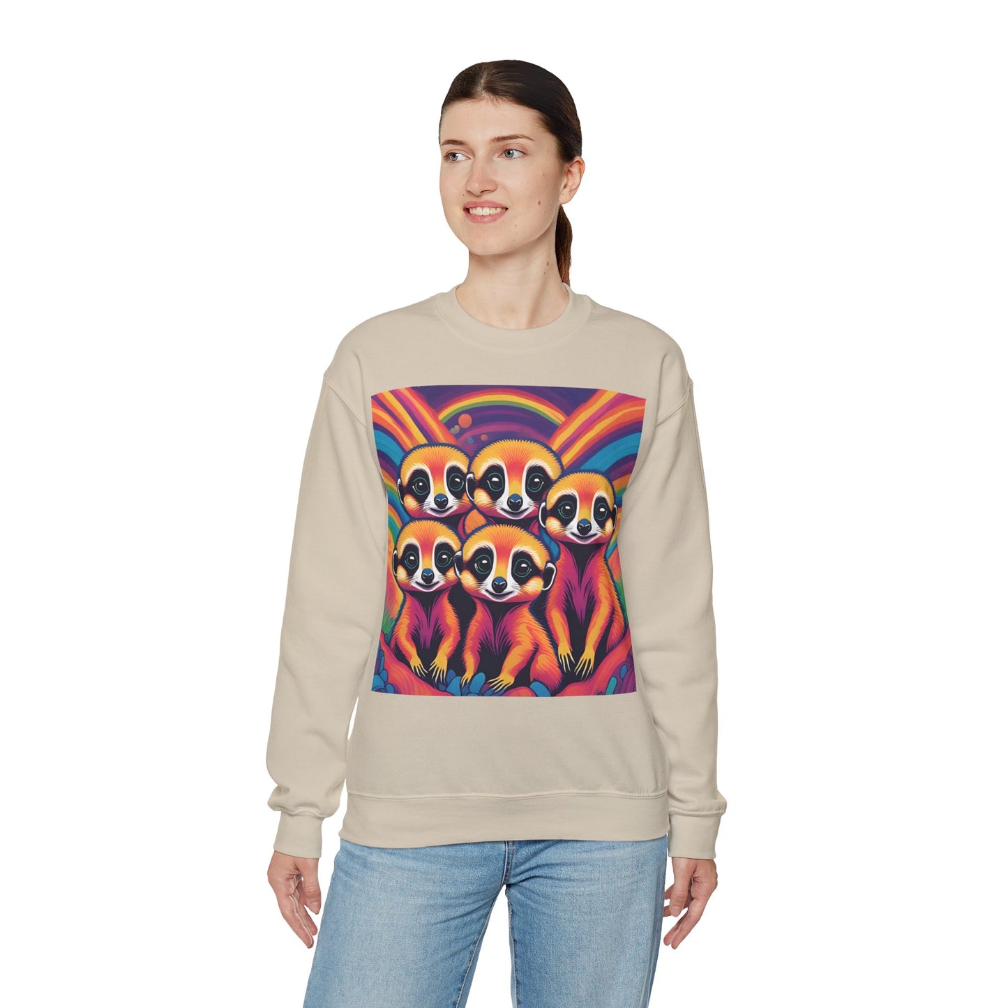 Cute Meerkats Unisex Heavy Blend™ Crewneck Sweatshirt