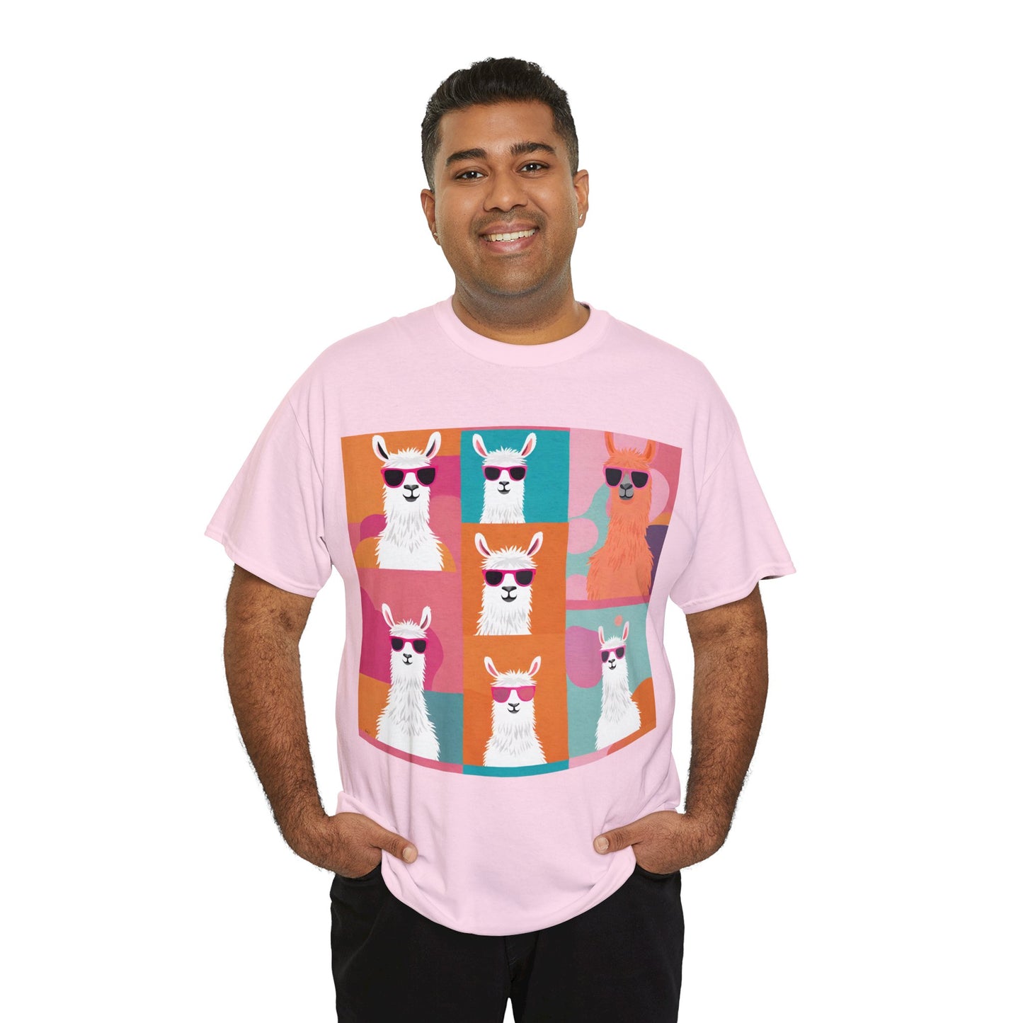 Rainbow Llama Portraits Tee