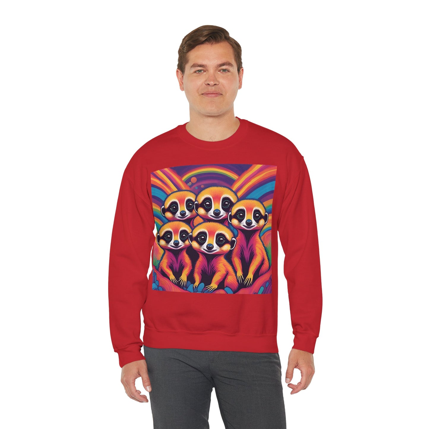 Cute Meerkats Unisex Heavy Blend™ Crewneck Sweatshirt