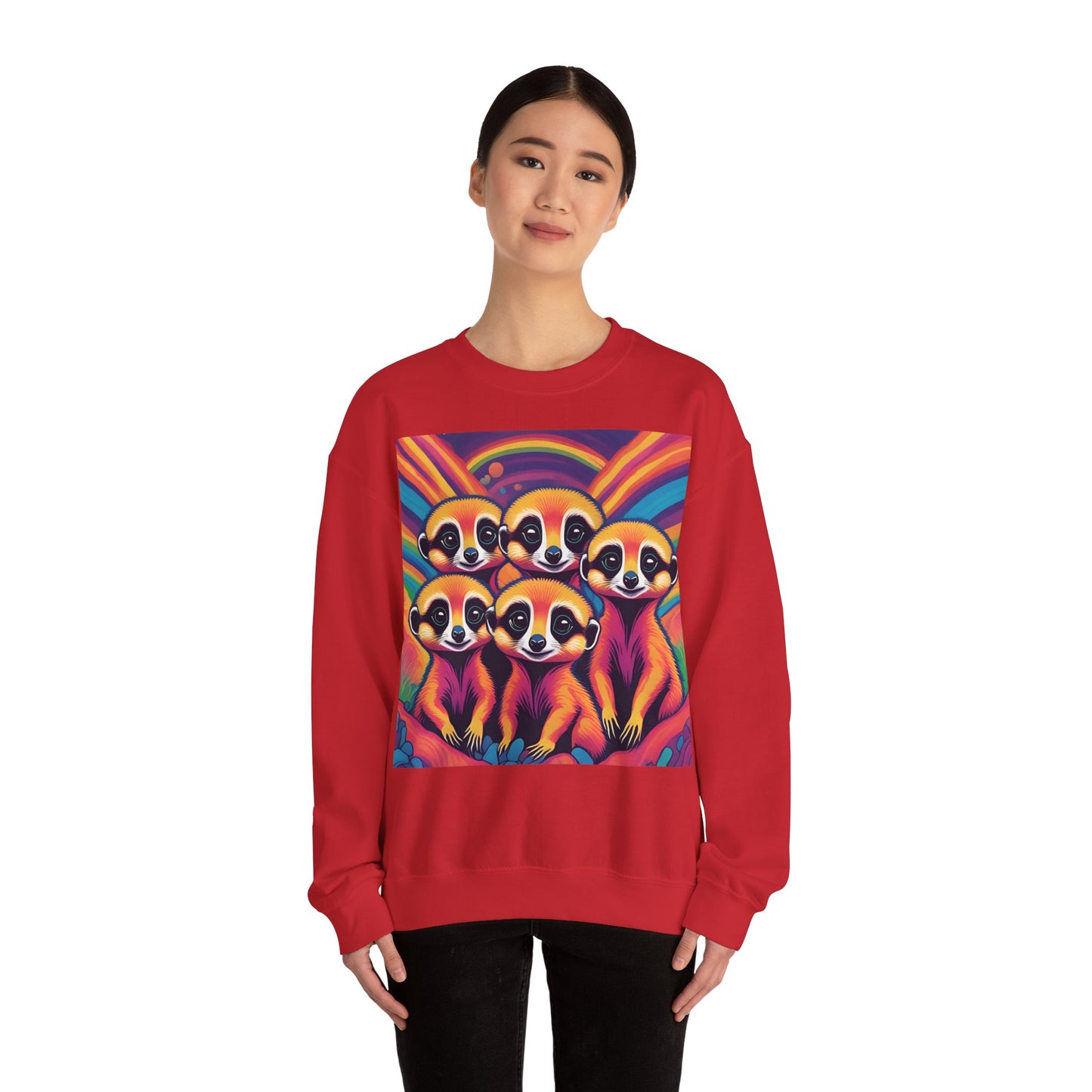 Cute Meerkats Unisex Heavy Blend™ Crewneck Sweatshirt