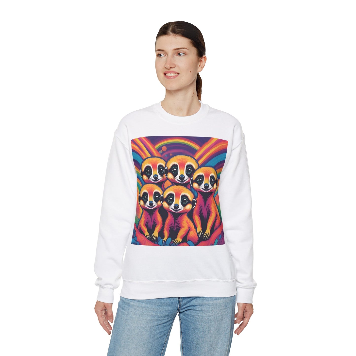 Cute Meerkats Unisex Heavy Blend™ Crewneck Sweatshirt