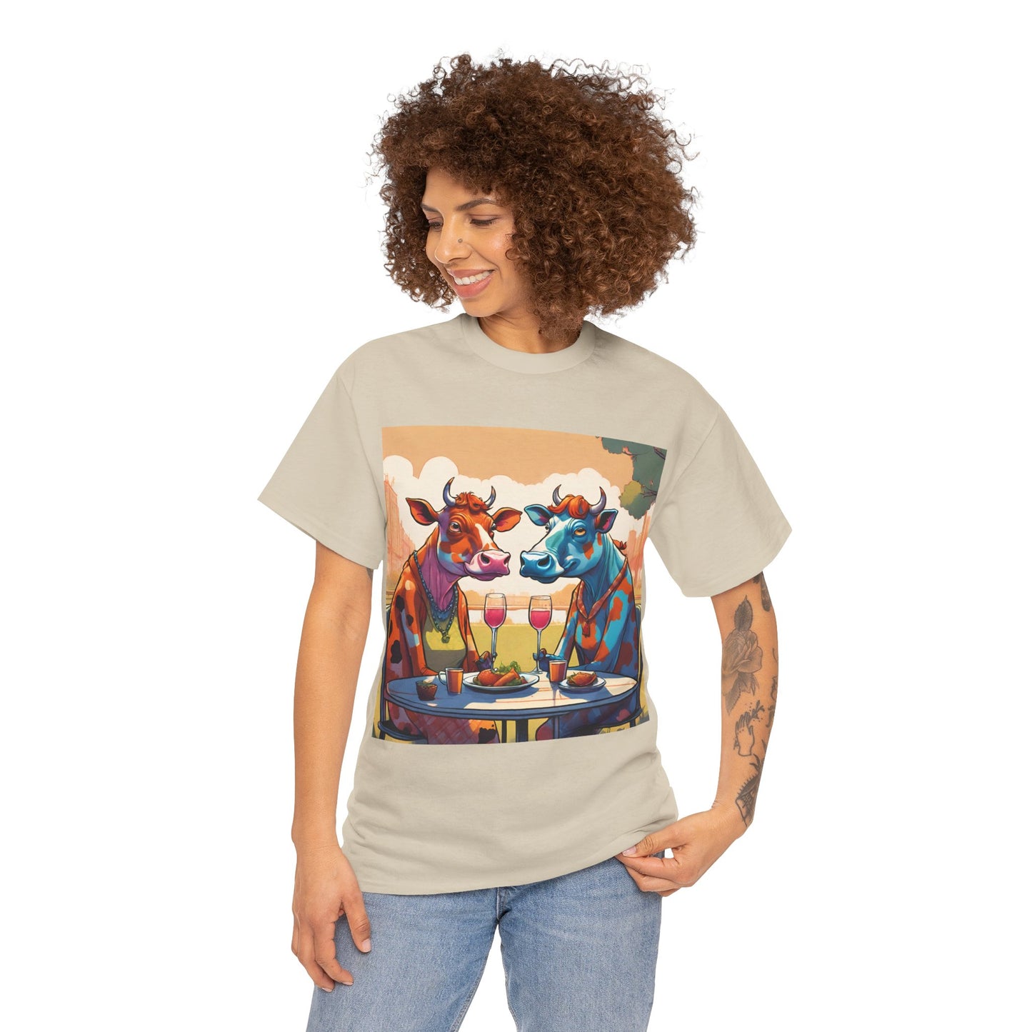 Cows on a Date Tee