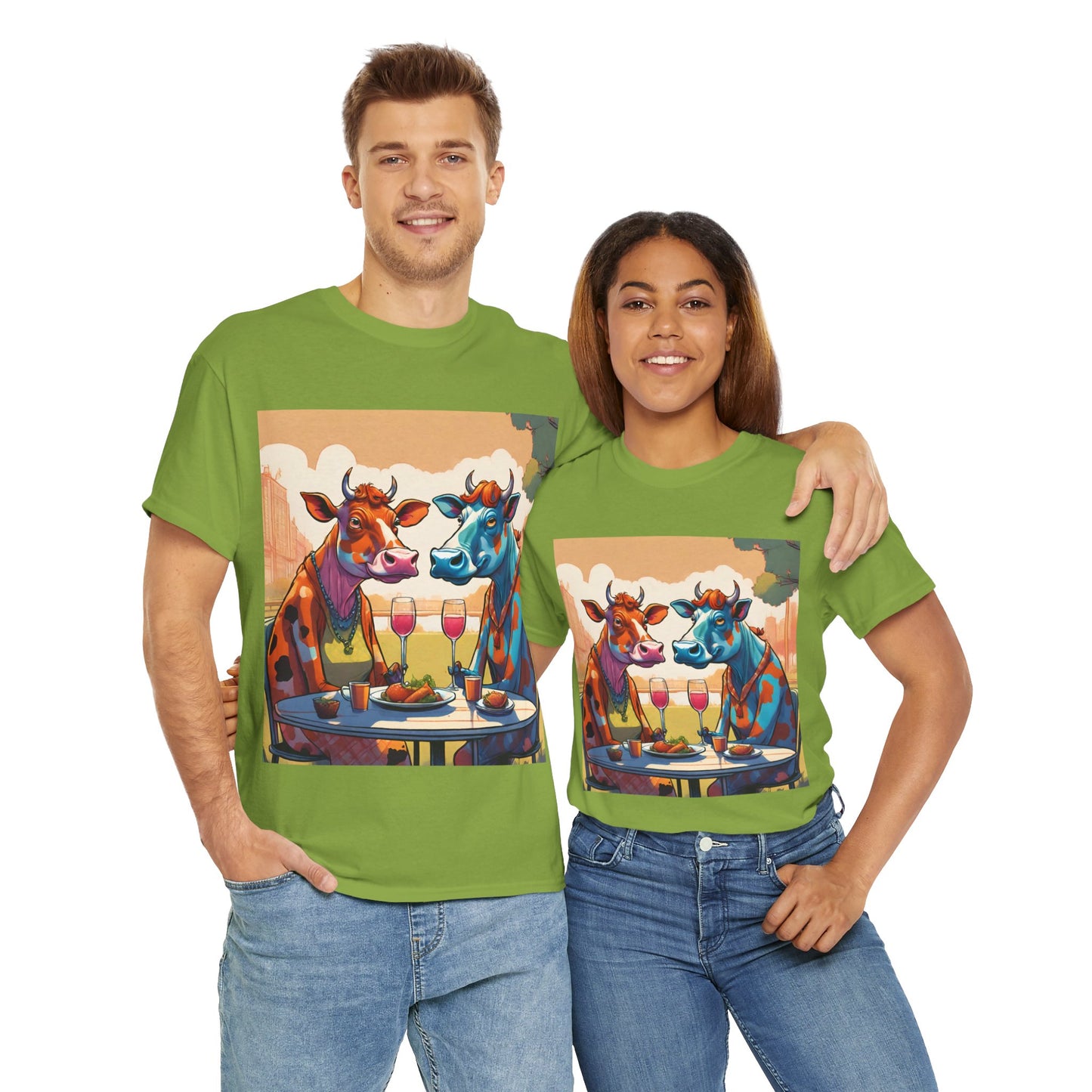 Cows on a Date Tee