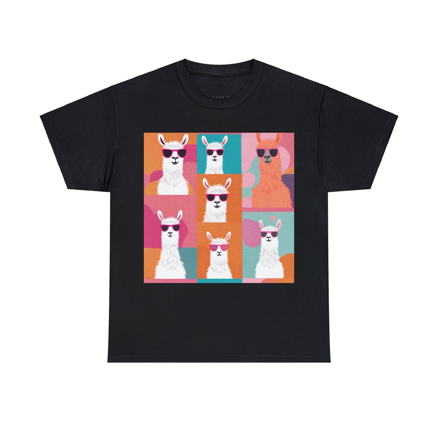 Rainbow Llama Portraits Tee