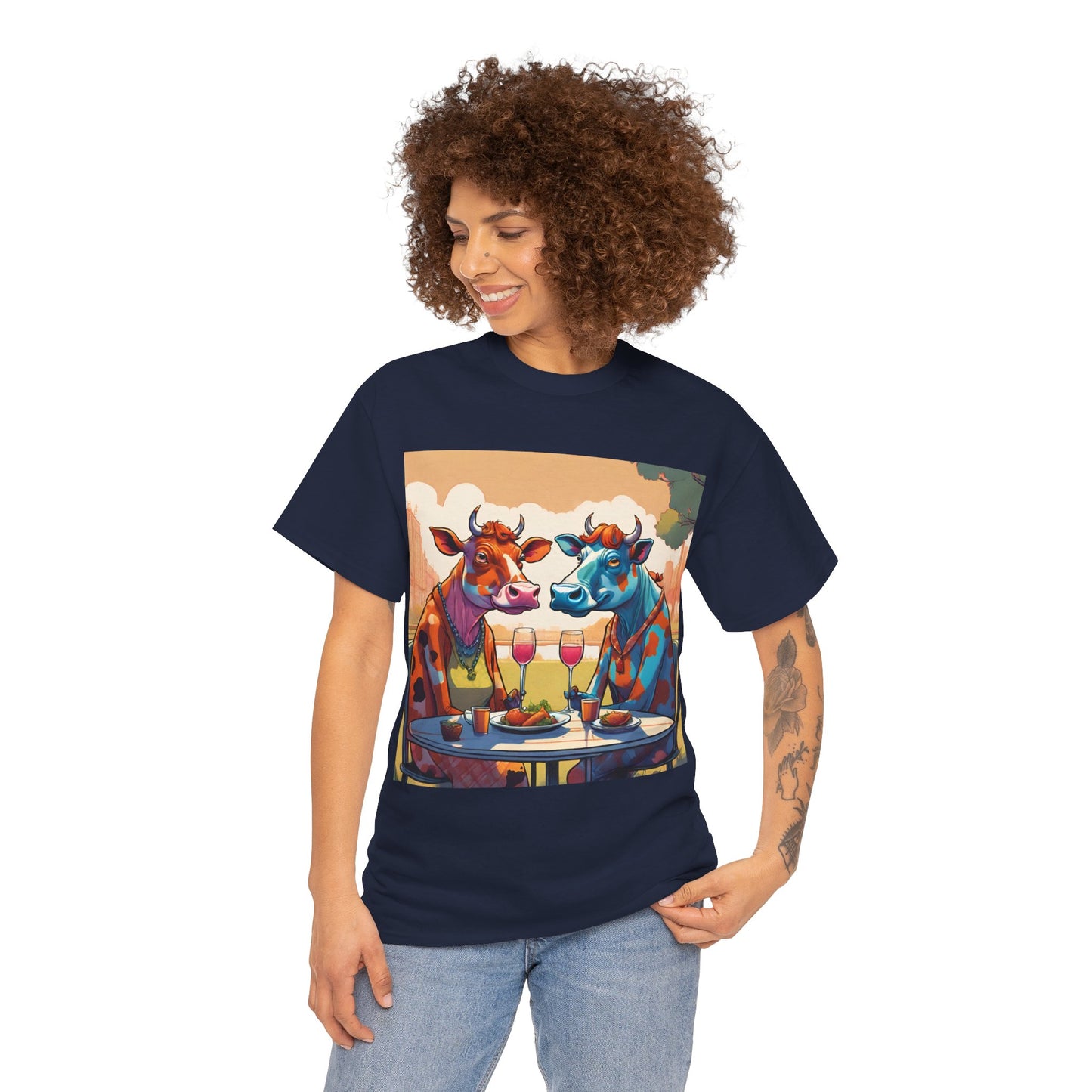 Cows on a Date Tee