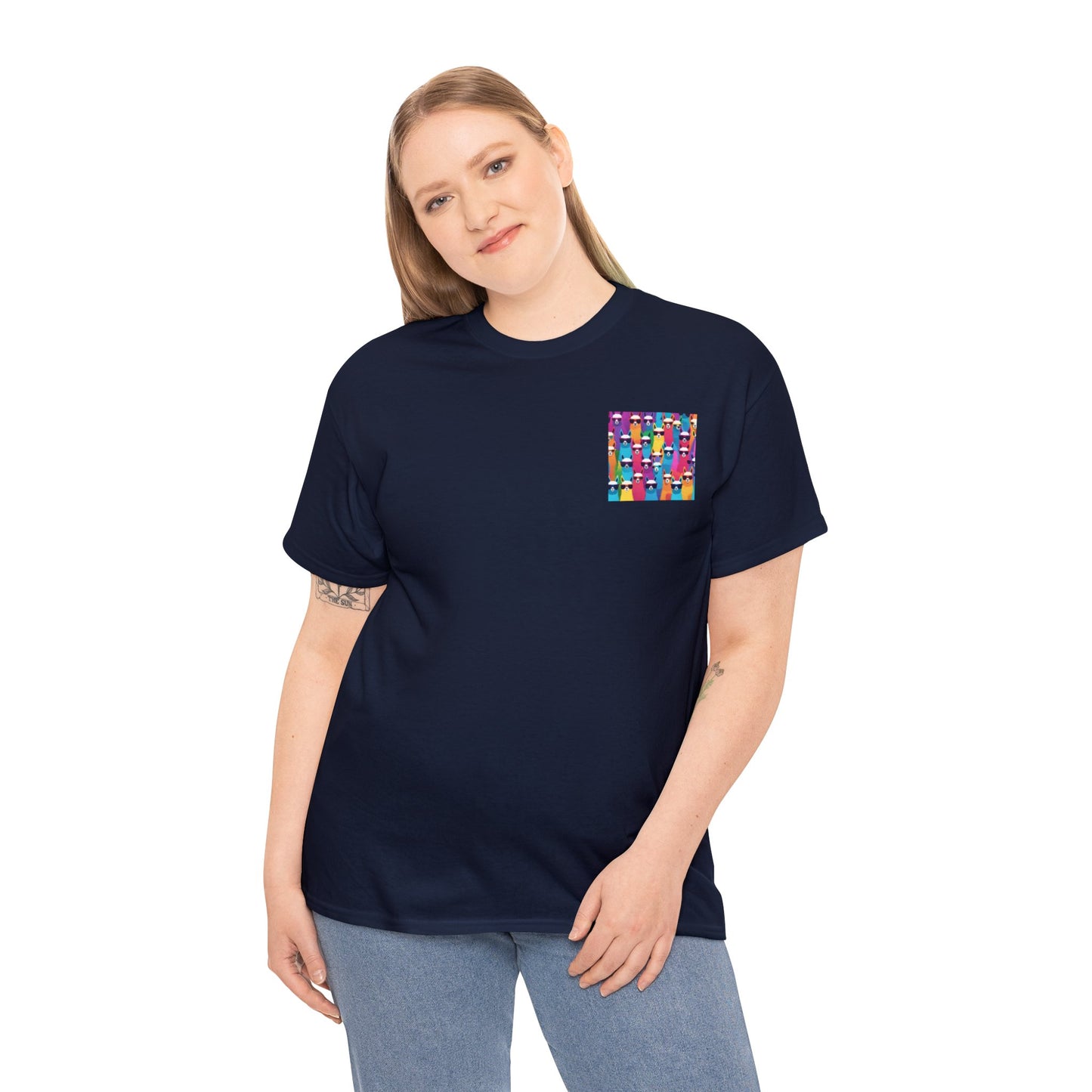 Colourful Llama Crew Tee
