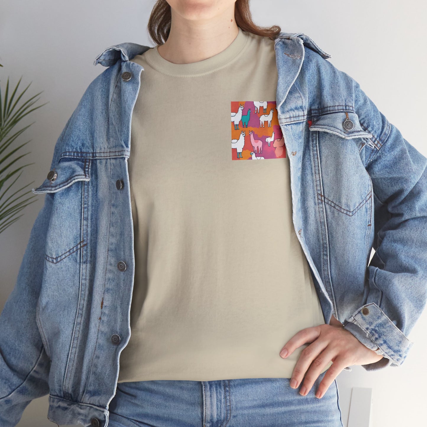 Sunset Llama Tee