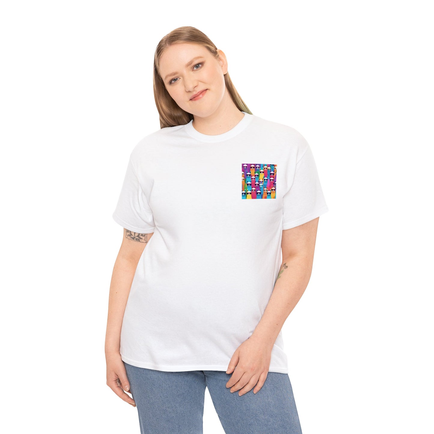 Colourful Llama Crew Tee