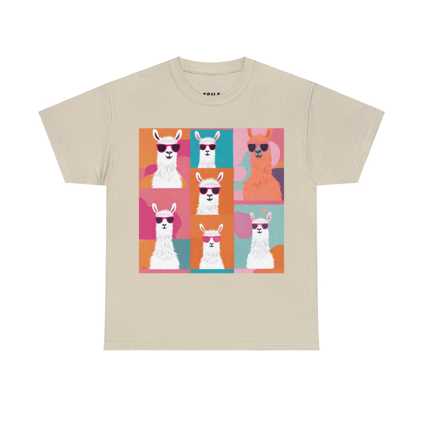 Rainbow Llama Portraits Tee