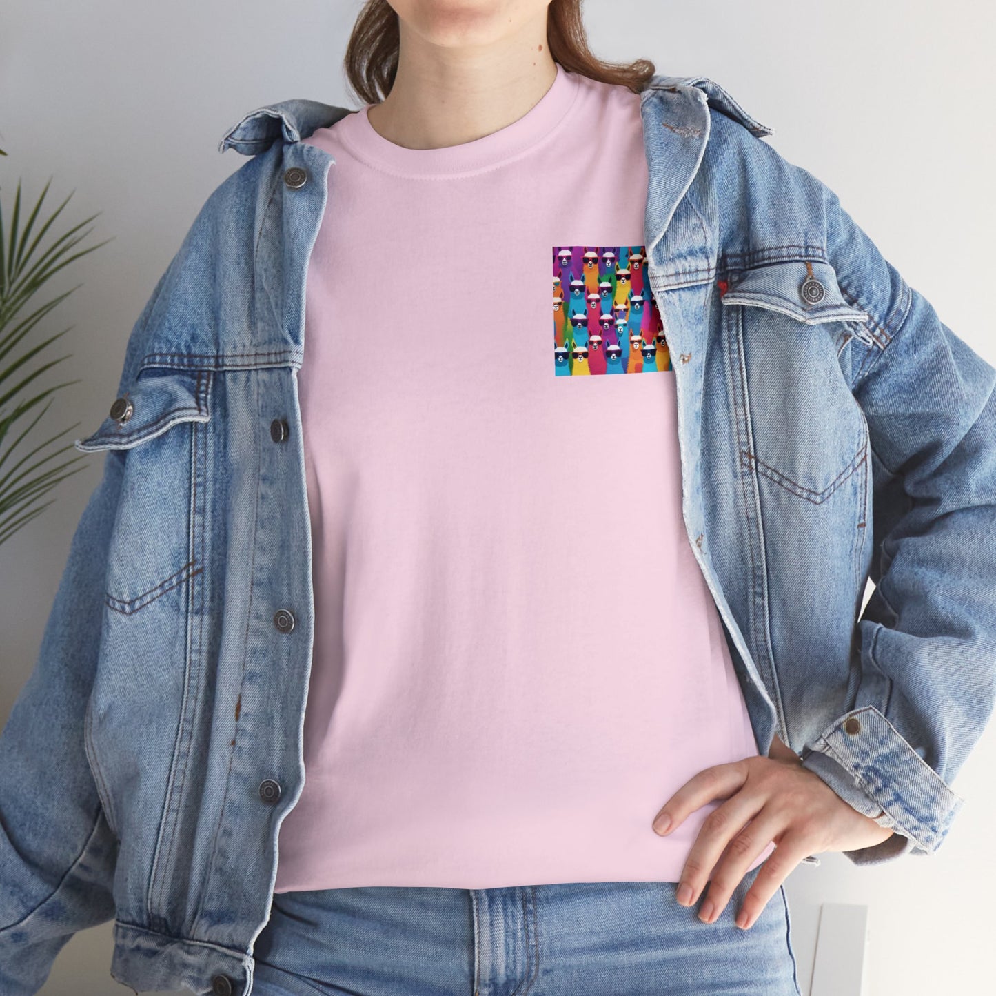 Colourful Llama Crew Tee