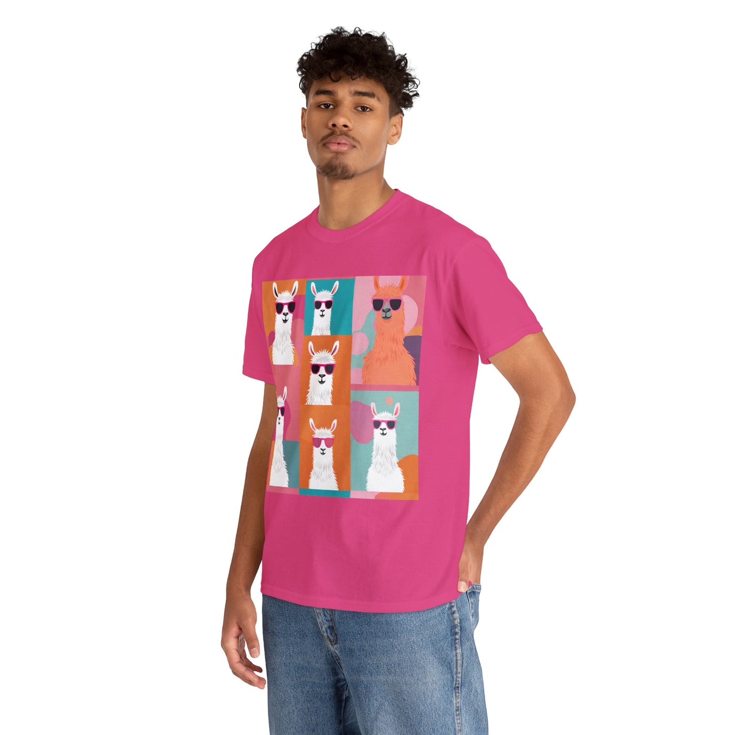 Rainbow Llama Portraits Tee