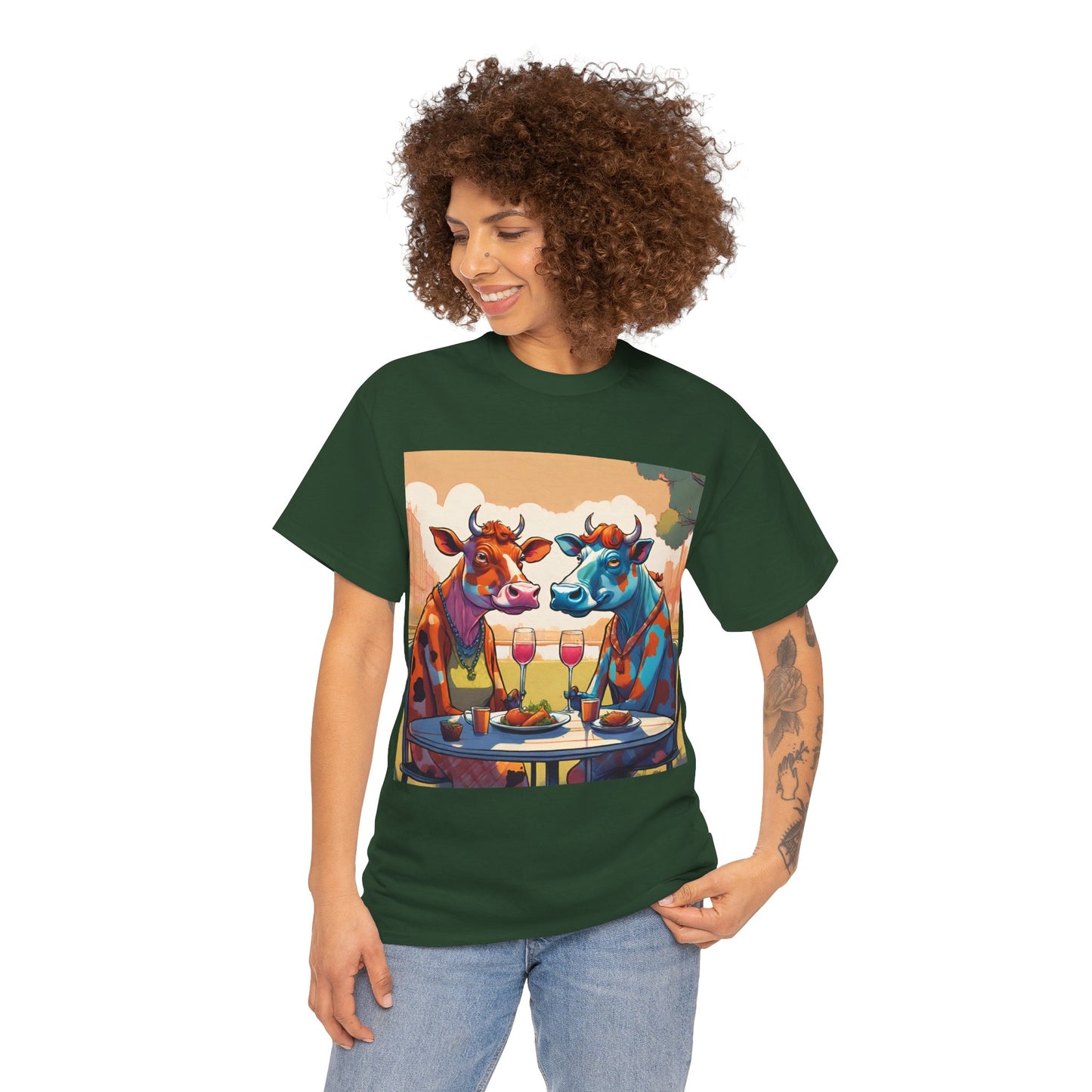 Cows on a Date Tee