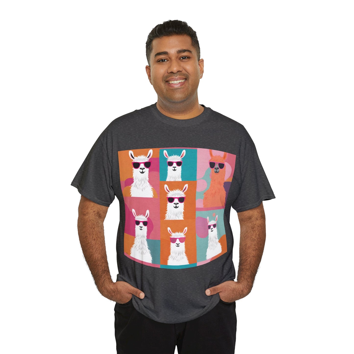 Rainbow Llama Portraits Tee