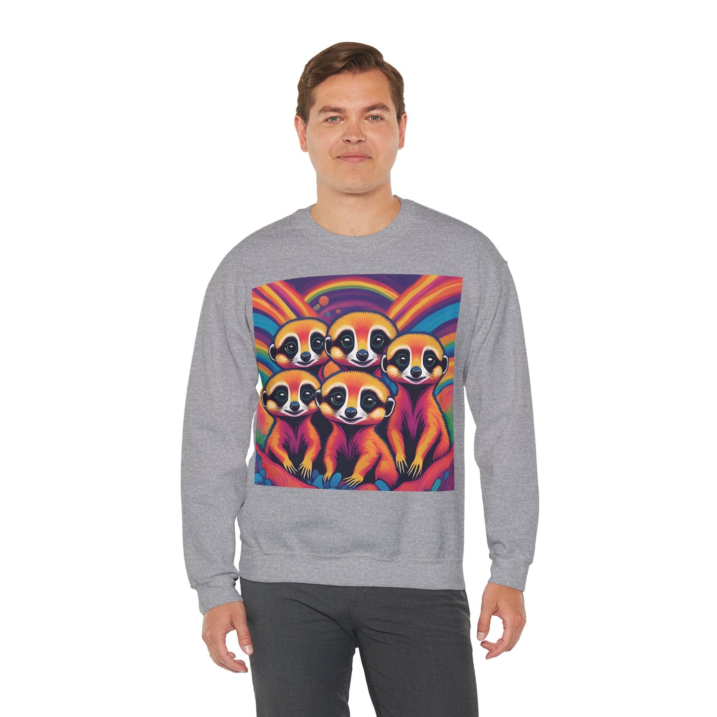 Cute Meerkats Unisex Heavy Blend™ Crewneck Sweatshirt