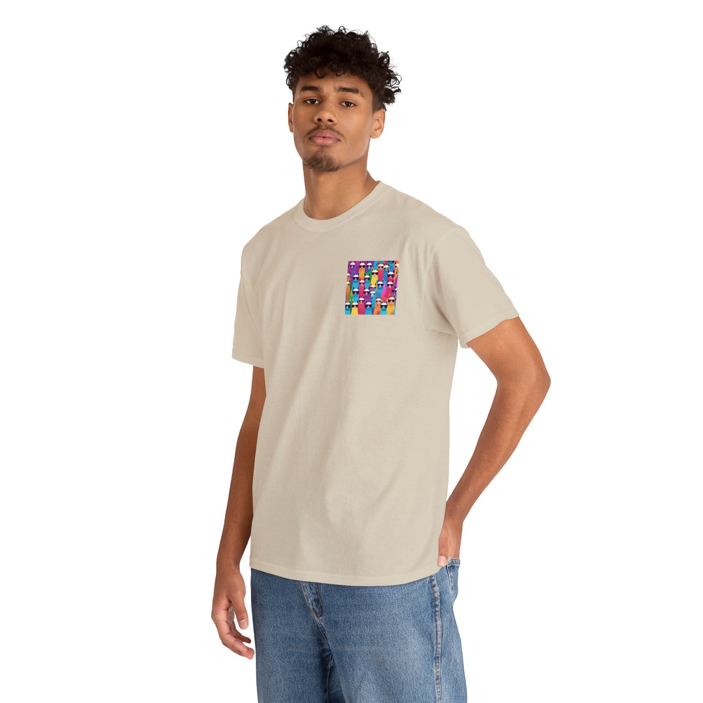 Colourful Llama Crew Tee