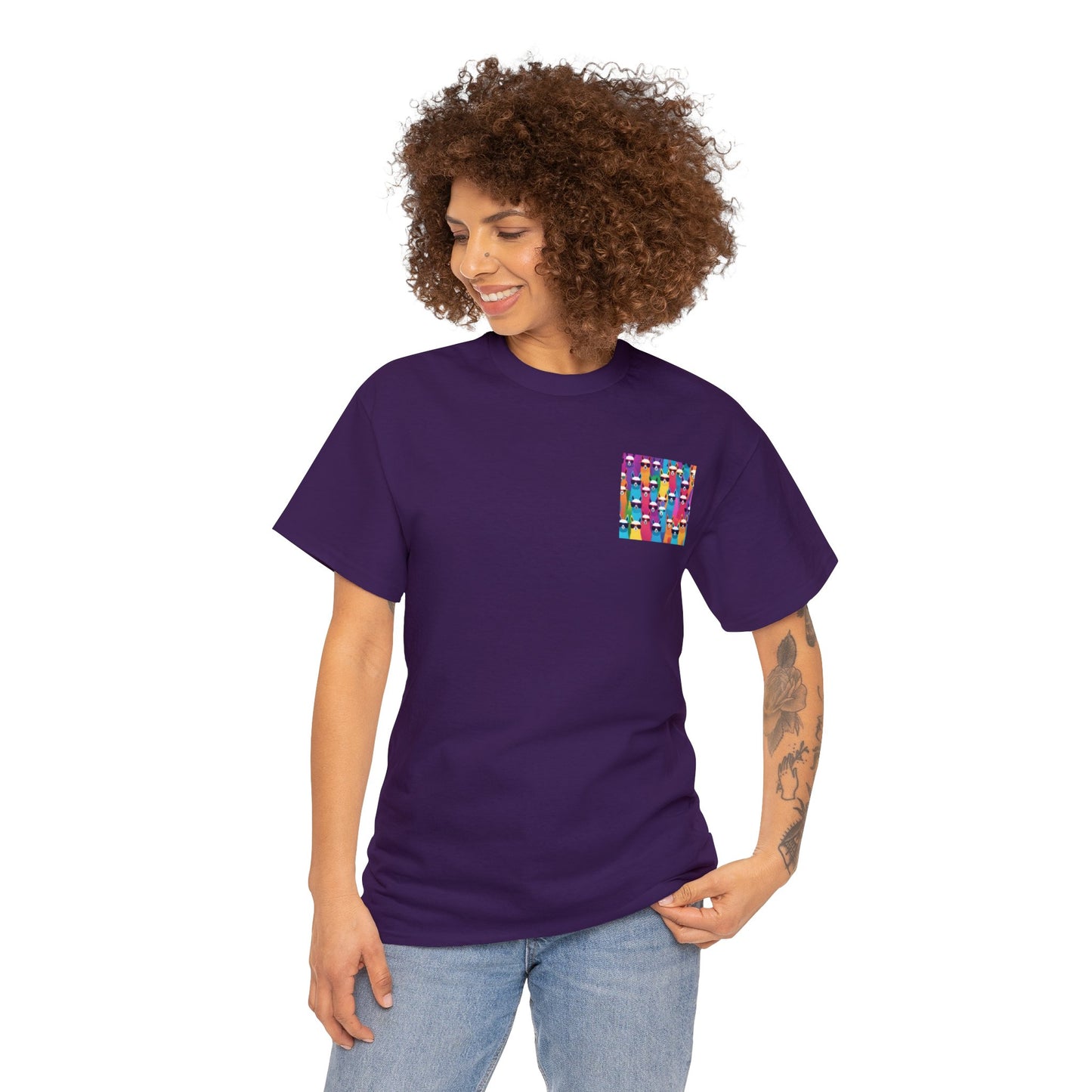 Colourful Llama Crew Tee