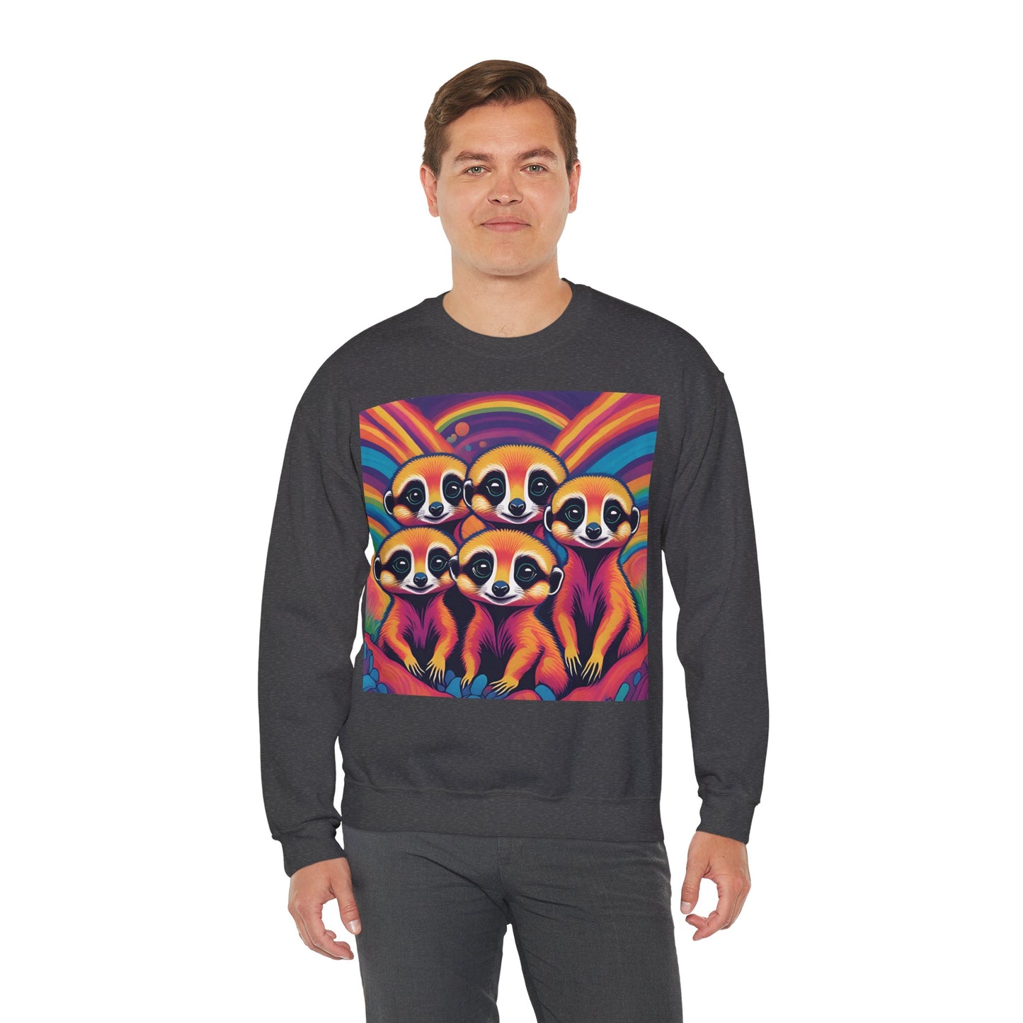 Cute Meerkats Unisex Heavy Blend™ Crewneck Sweatshirt