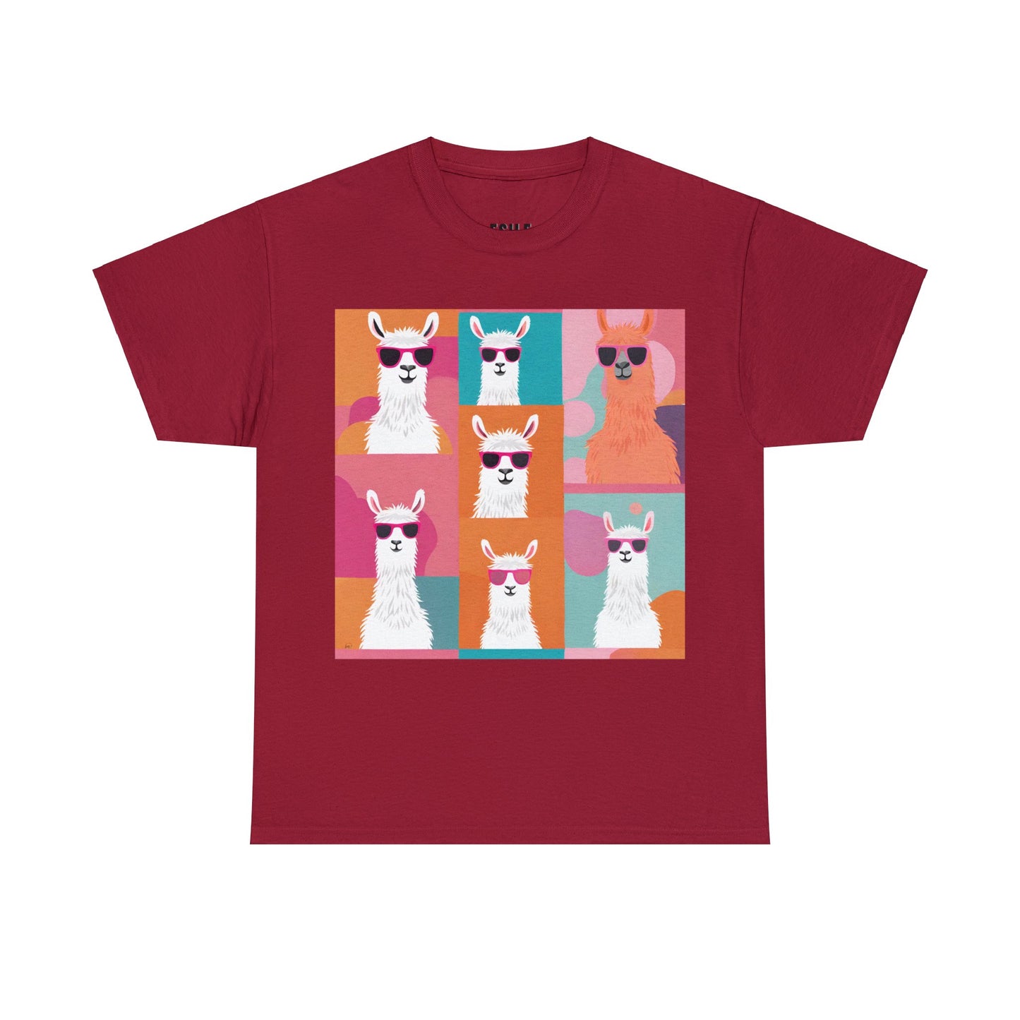 Rainbow Llama Portraits Tee