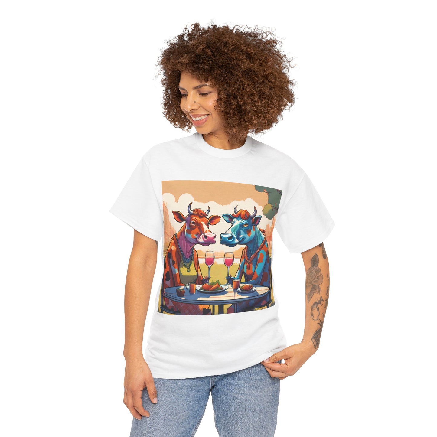 Cows on a Date Tee