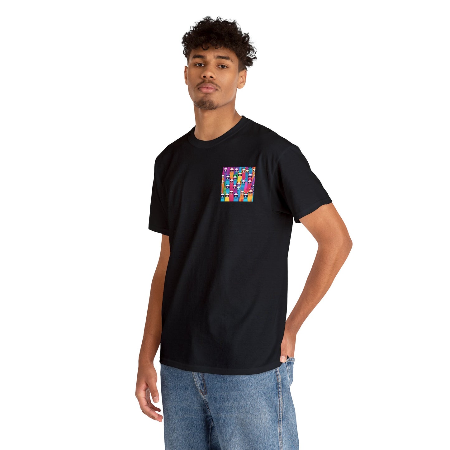Colourful Llama Crew Tee