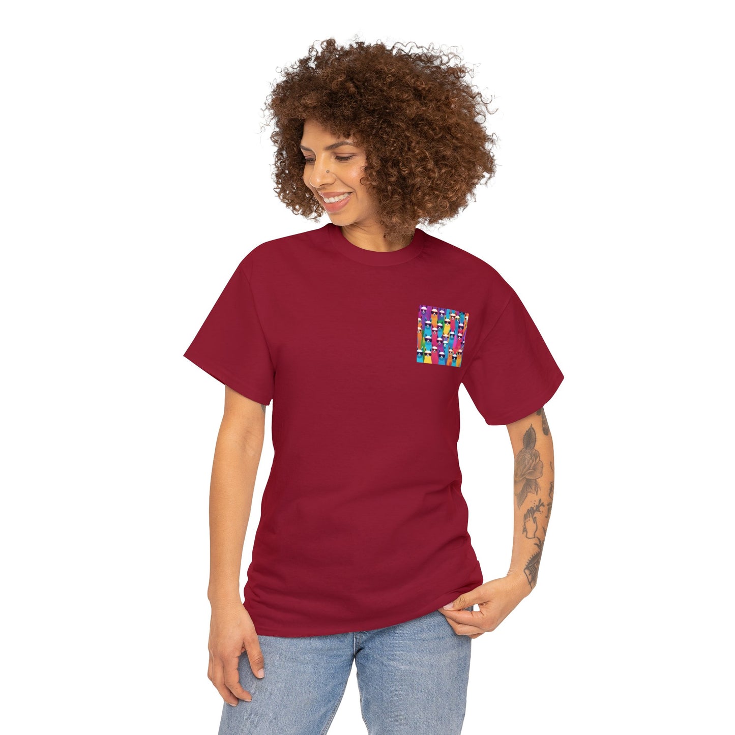 Colourful Llama Crew Tee