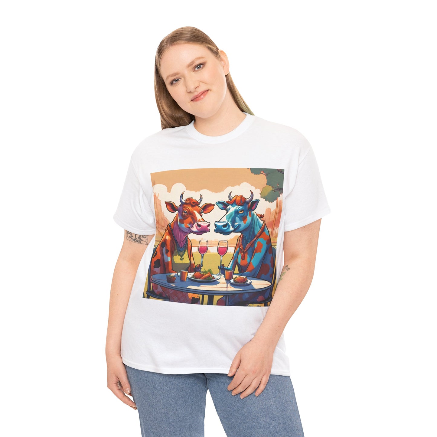 Cows on a Date Tee