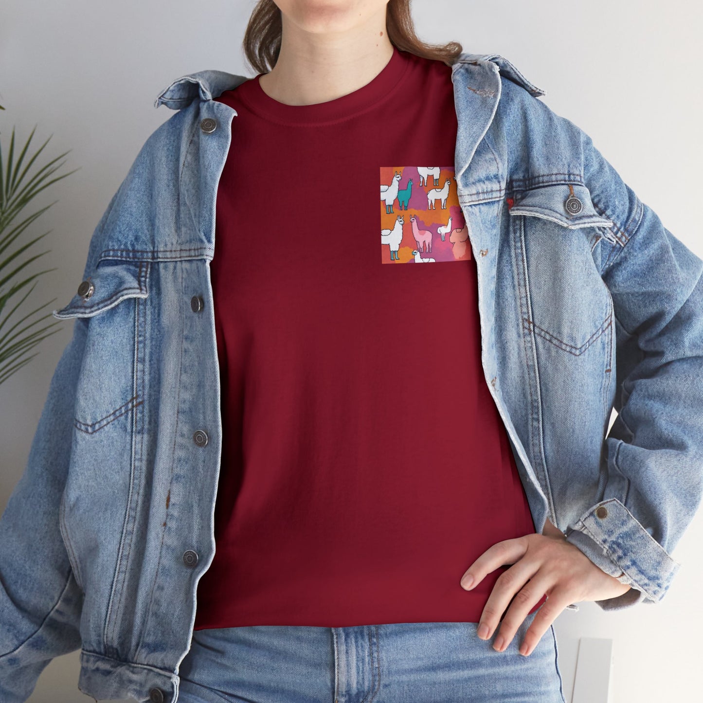 Sunset Llama Tee