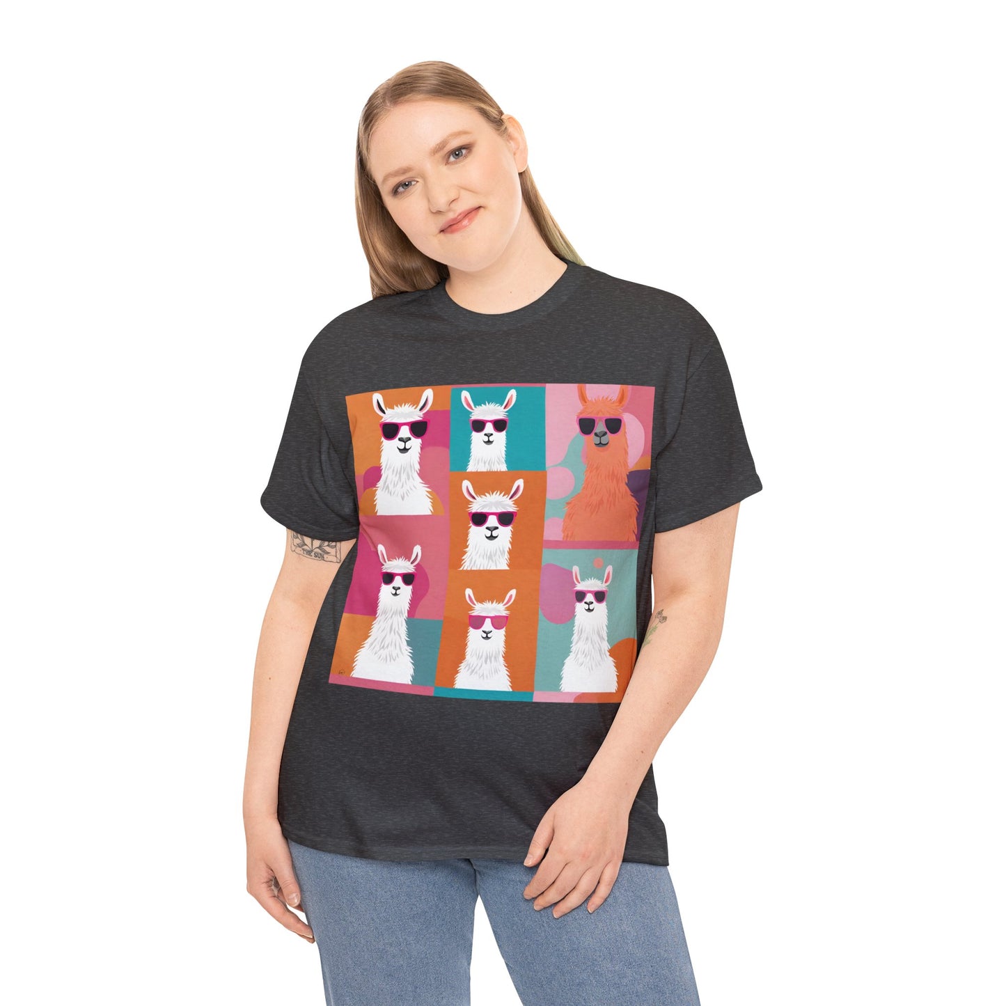 Rainbow Llama Portraits Tee