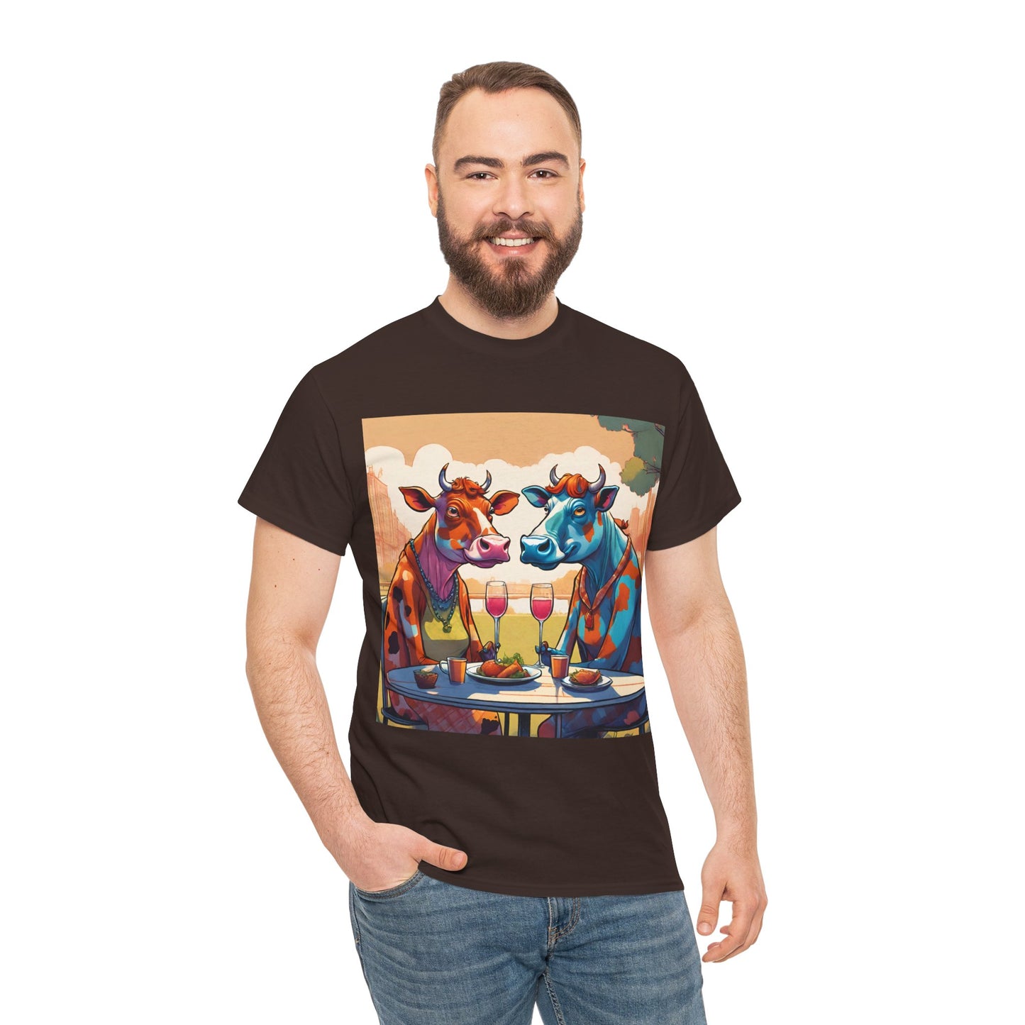 Cows on a Date Tee